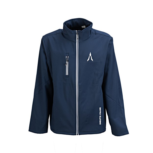 Imagen de Chaqueta Softshell azul de hombre DEUTZ-FAHR