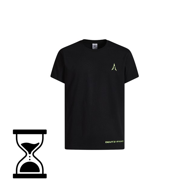 Imagen de Camiseta negra con logotipo bordado DEUTZ-FAHR