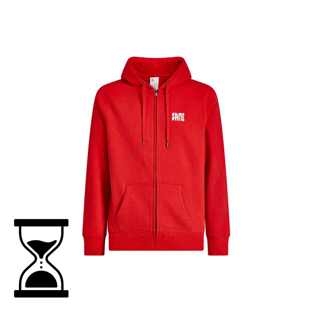 Imagen de Sudadera con capucha roja hombre SAME