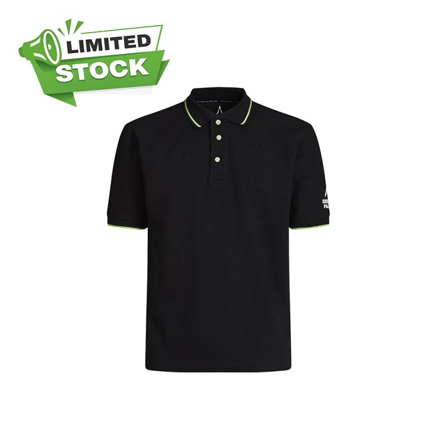 Imagen de Polo de hombre negro DEUTZ-FAHR