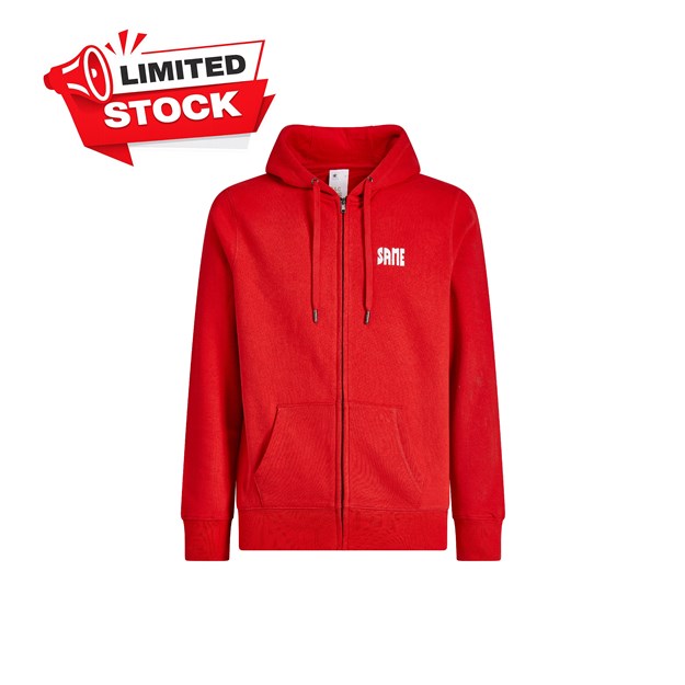Imagen de Sudadera con capucha roja hombre SAME